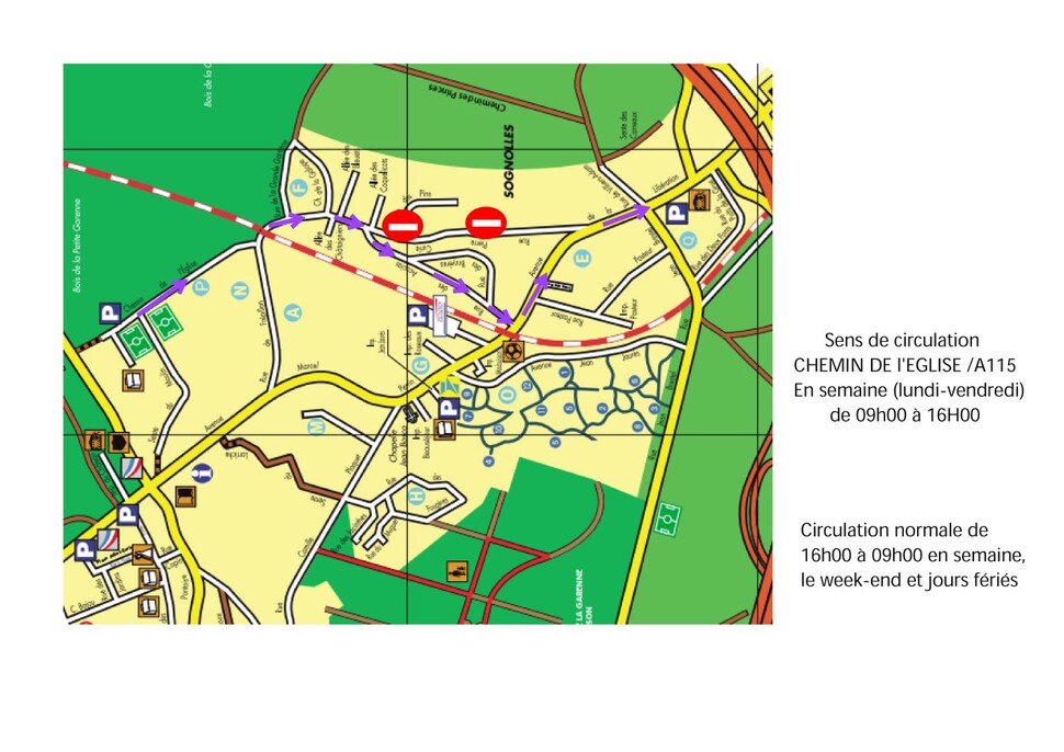 Plan de circulation travaux école Pablo Neruda 2
