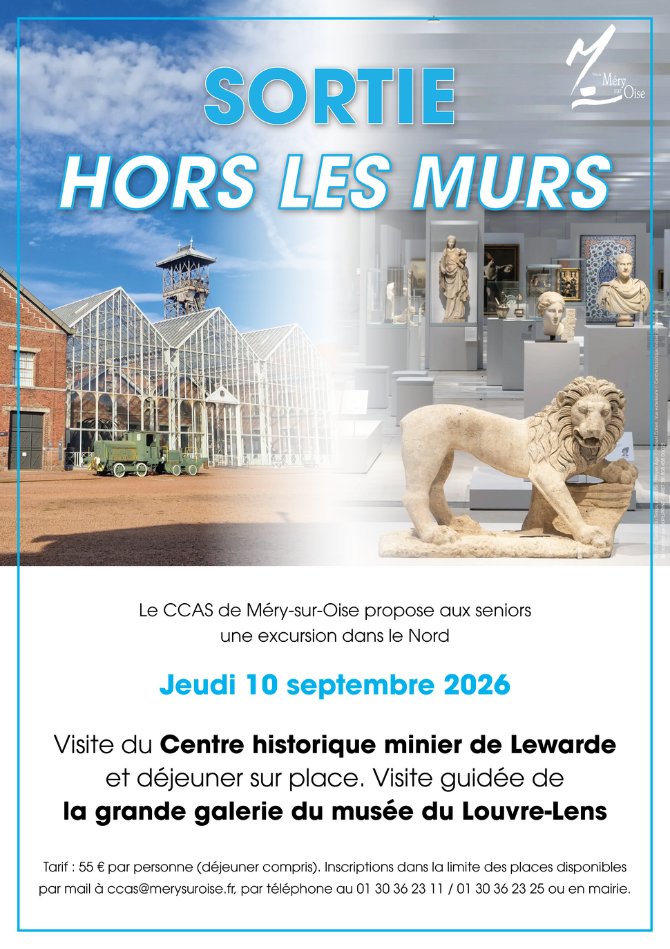 Sortie hors les murs CCAS seniors mine louvre